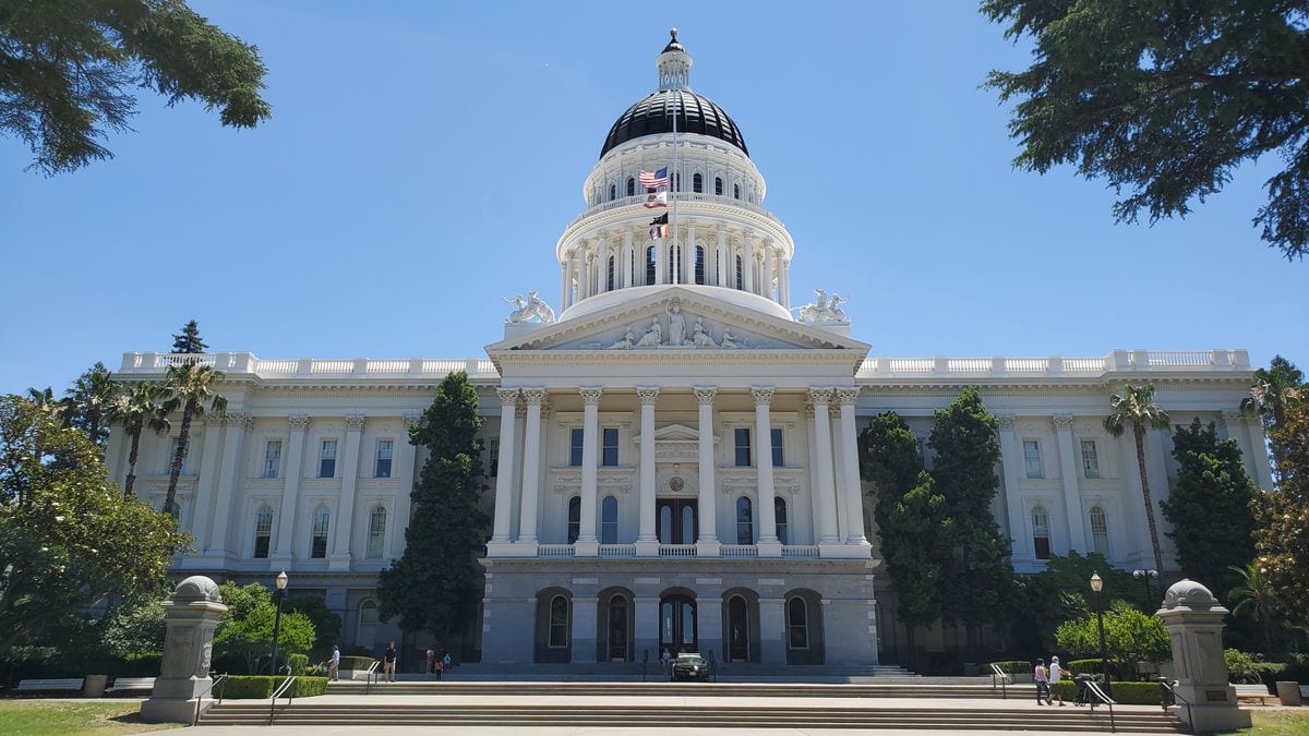 California State Capitol building, Sacramento — mobile billboard advertising territory