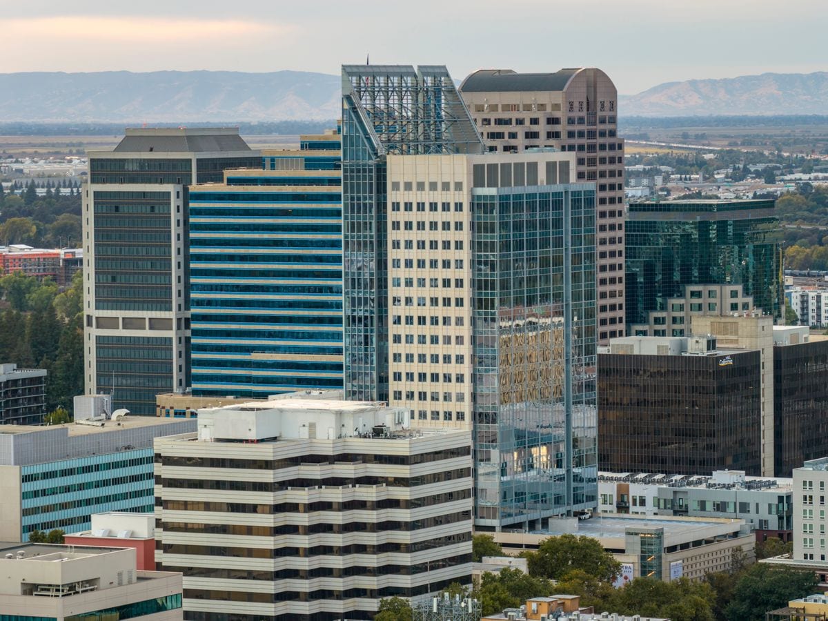 Downtown Sacramento and Golden 1 Center district — mobile billboard advertising territory